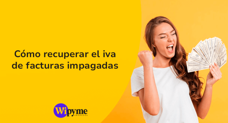 Chica contenta porque ha descubierto cómo recuperar iva facturas impagadas