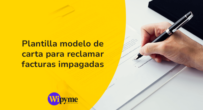 Plantilla modelo carta para reclamar factura impagada