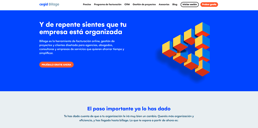 Billage Herramienta de facturación online y gestión de negocios