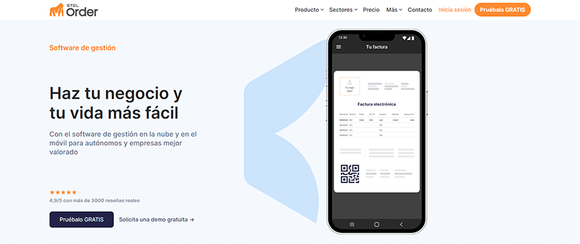 StelOrder Plataforma de software de gestión en la nube StelOrder